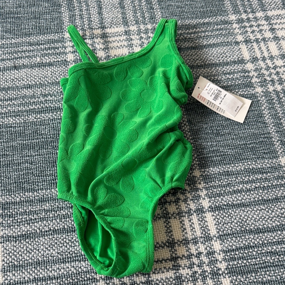 Old Navy Kids Green One Piece Swimsuit